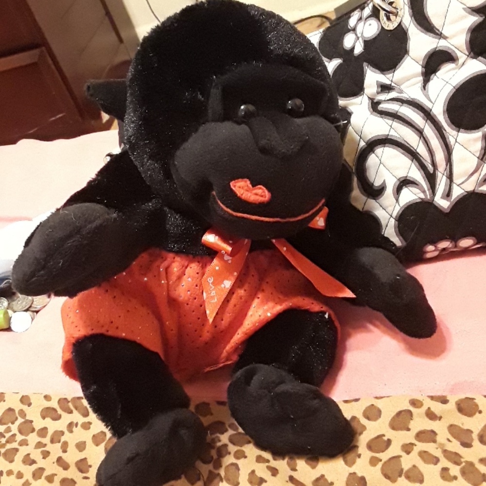 Stuffed animal monkey